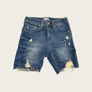 Dear John Distressed Denim Shorts‎ Size 24
